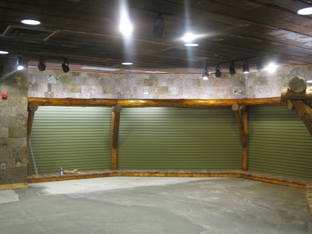 Commercial bark siding project 4