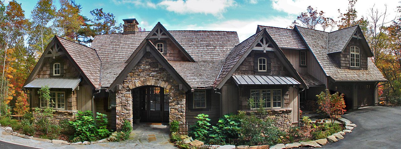 Exterior Residential bark siding project 1